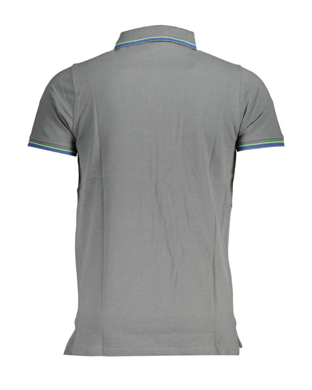 Brown Cotton Men Polo Shirt
