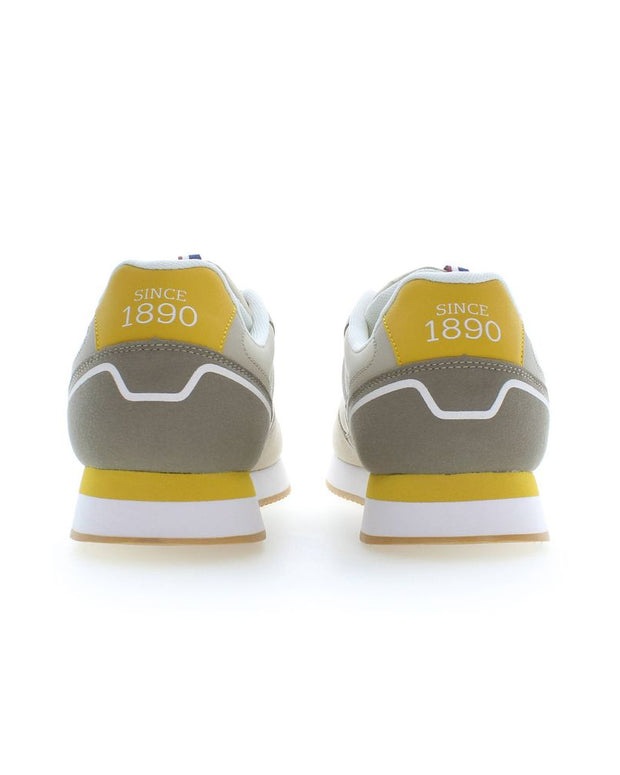 Beige Polyester Men Sneaker