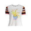 White Cotton Women Top
