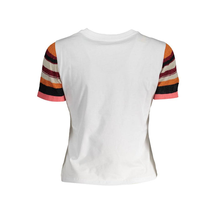 White Cotton Women Top