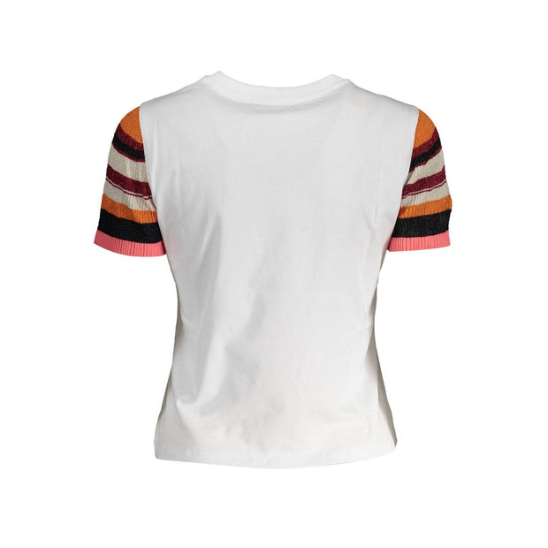 White Cotton Women Top
