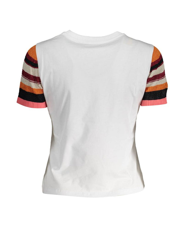 White Cotton Women Top