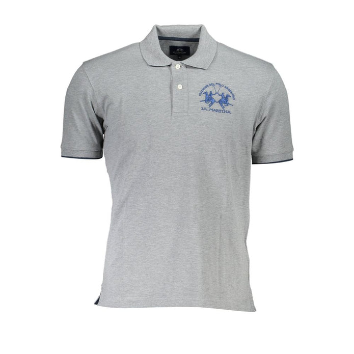 Brown Cotton Men Polo Shirt