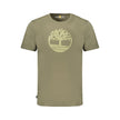 Green Cotton Men T-Shirt