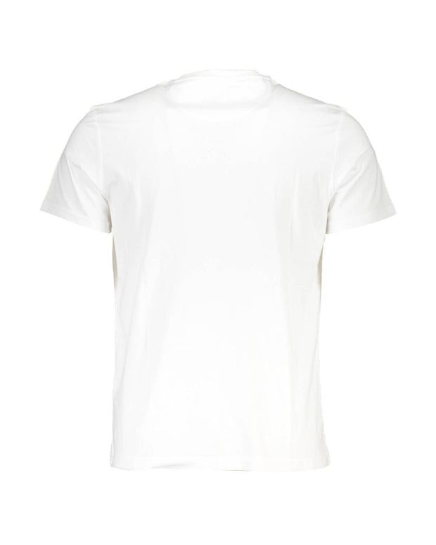 White Cotton Men T-Shirt