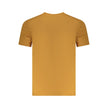 Brown Cotton Men T-Shirt
