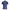 Blue Cotton Men Polo Shirt