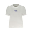 White Cotton Women T-Shirt
