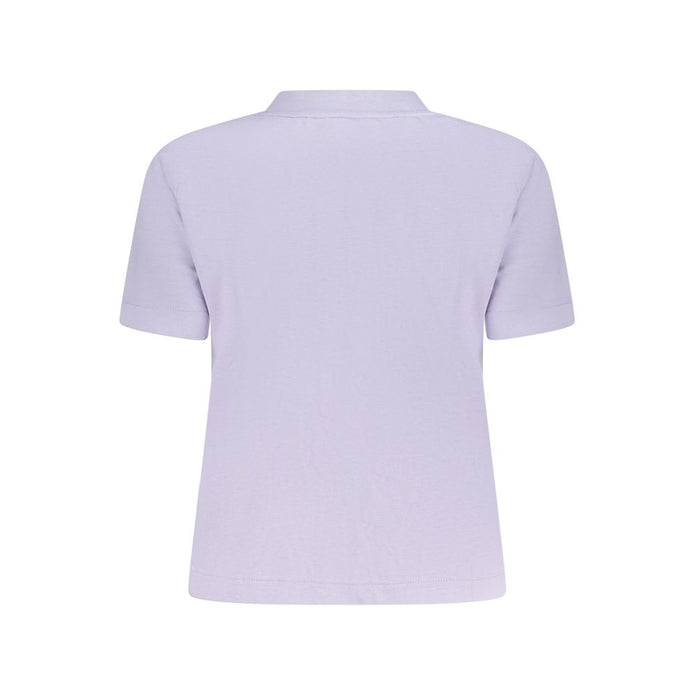 Purple Cotton Women T-Shirt