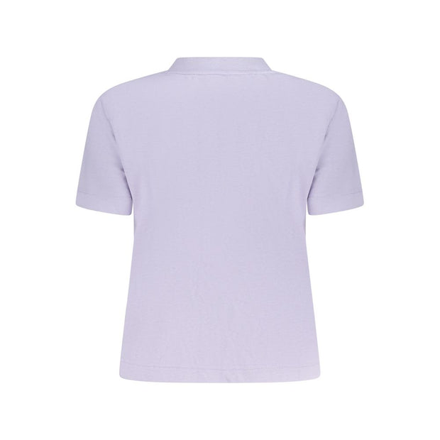 Purple Cotton Women T-Shirt