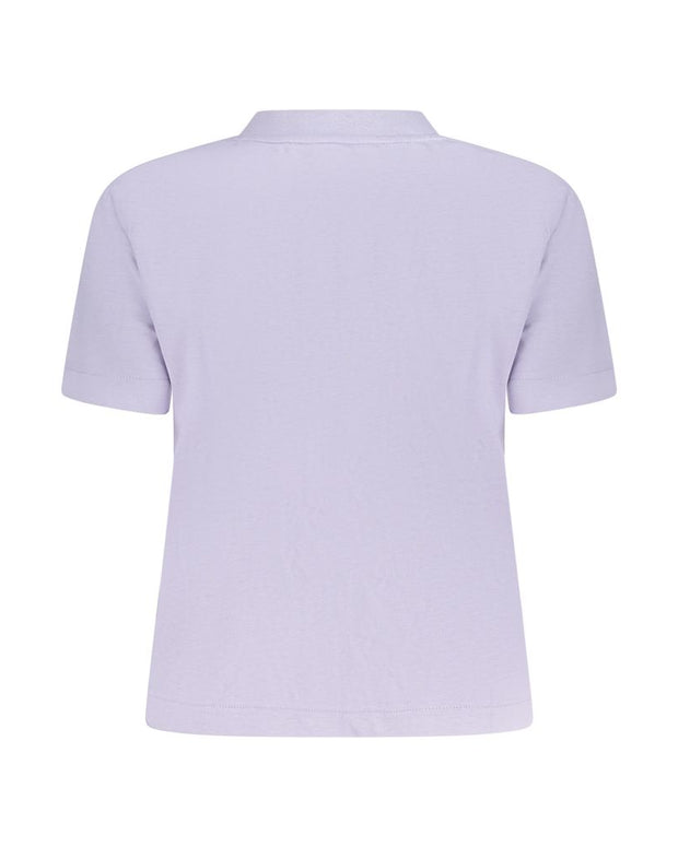 Purple Cotton Women T-Shirt