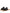 Black Monochrome Braided Raffia Slides Shoes