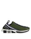 Green Black Slip On Sorrento Sneakers Shoes