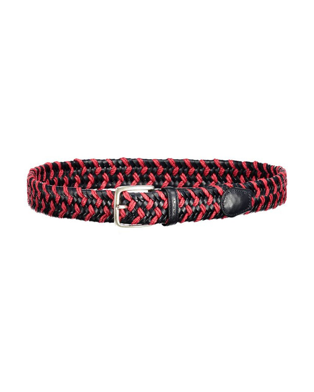 Red Leather Men Belt