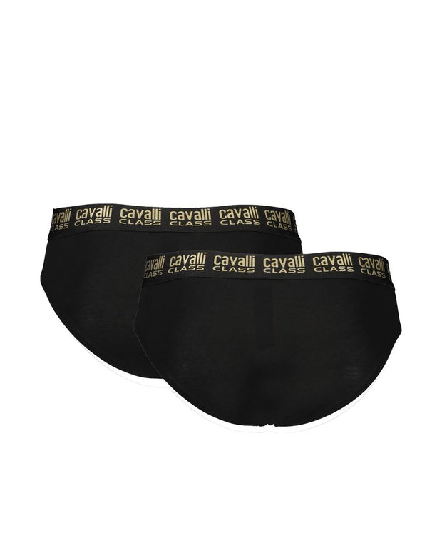 Black Cotton Men Underwear