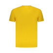 Yellow Cotton Men T-Shirt