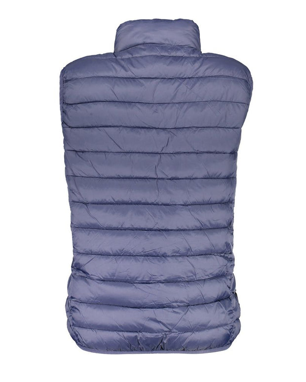Blue Polyamide Men Jacket