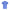 Blue Cotton Men T-Shirt