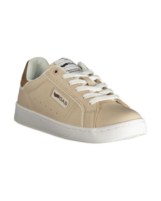 Beige Polyester Women Sneaker