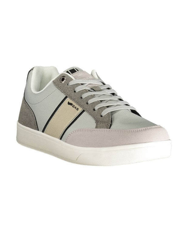 Gray Polyester Men Sneaker