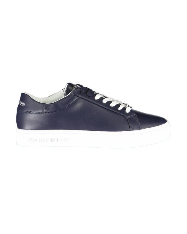 Blue Polyester Sneaker