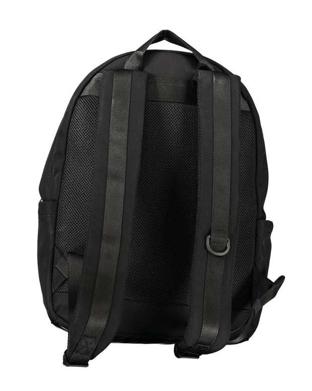 Black Polyester Backpack