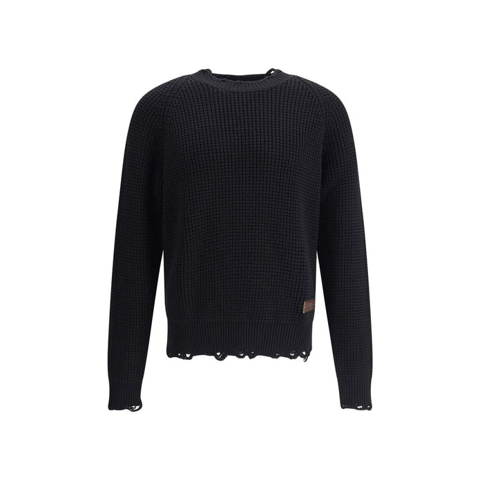 Black Wool Sweatshirt