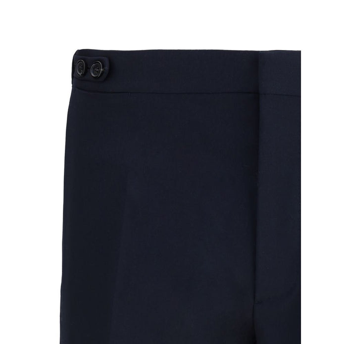 Black Fleece Wool Two-Piece Suit