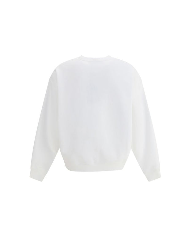 White Cotton Sweatshirt