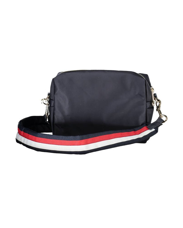 Blue Polyester Handbag