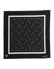 Black White Printed Square Foulard Scarf