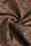Brown Chilis Silk Square Men Foulard Scarf
