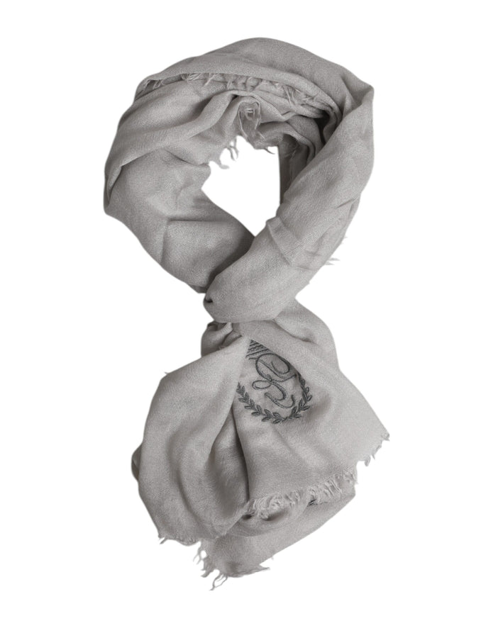 Gray DG Crown Neck Warmer Wrap Shawl Scarf