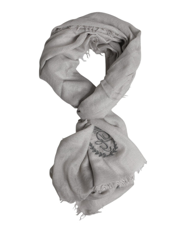 Gray DG Crown Neck Warmer Wrap Shawl Scarf