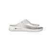 White Plastic Women Sandal