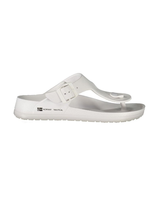 White Plastic Women Sandal