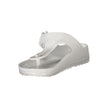 White Plastic Women Sandal
