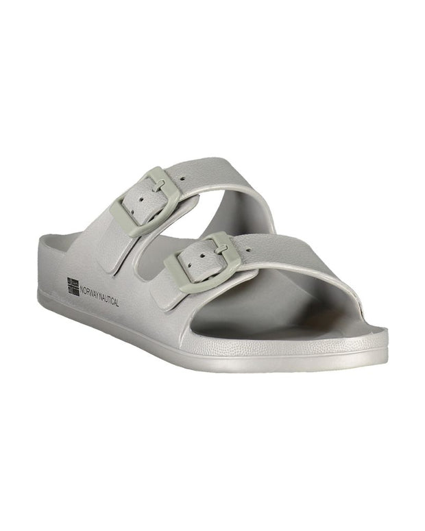 Gray Plastic Women Sandal