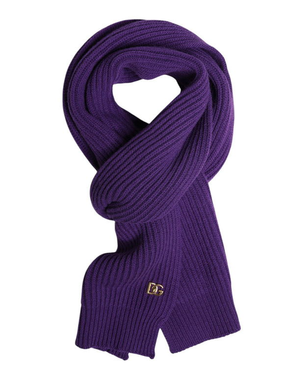 Purple DG Logo Neck Warmer Wrap Shawl Scarf