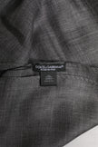 Gray Logo Print Neck Warmer Wrap Shawl Scarf