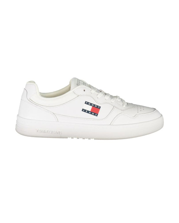 White Leather Mens Sneaker