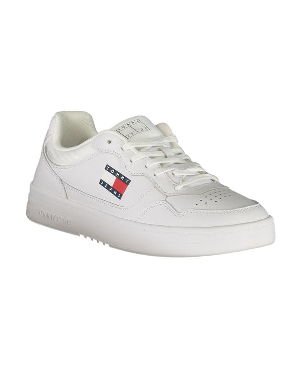 White Leather Mens Sneaker