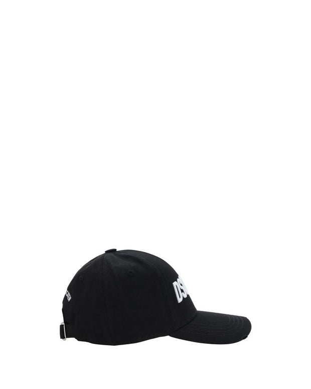 Black Cotton Cap (Baseball Hat)