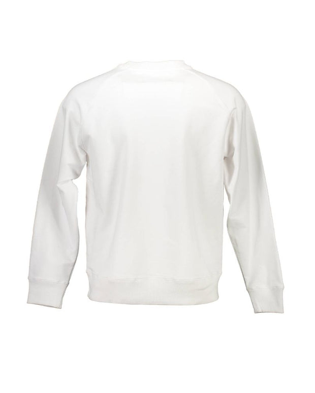 White Cotton Men Sweater