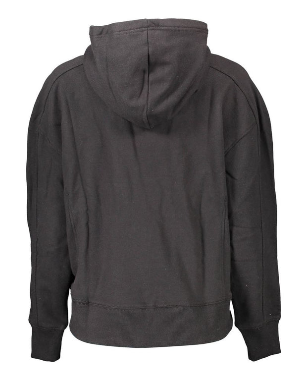 Black Cotton Women Sweater