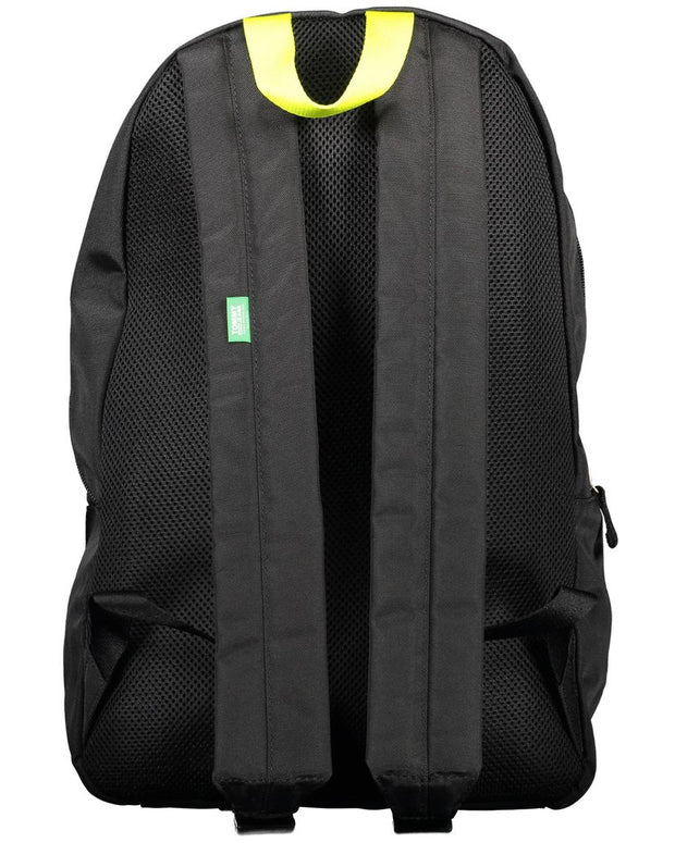 Black Polyester Backpack