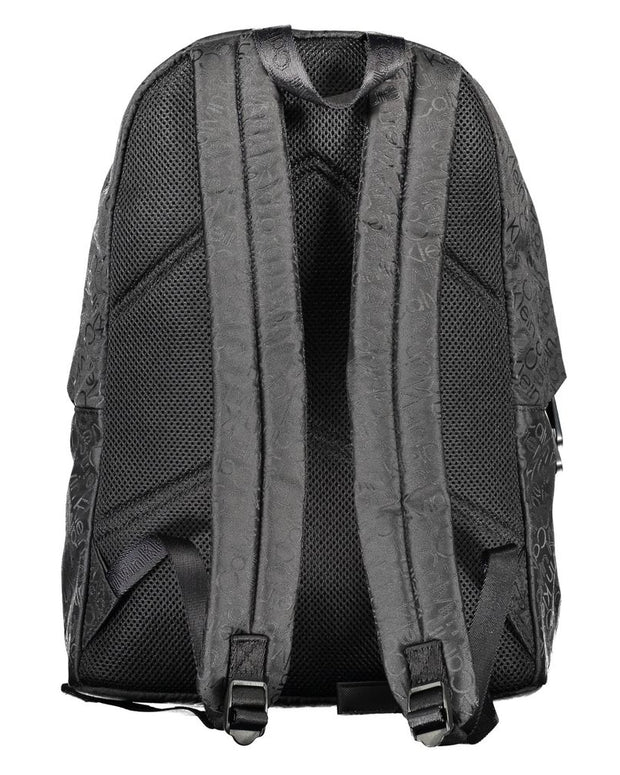 Black Polyester Backpack