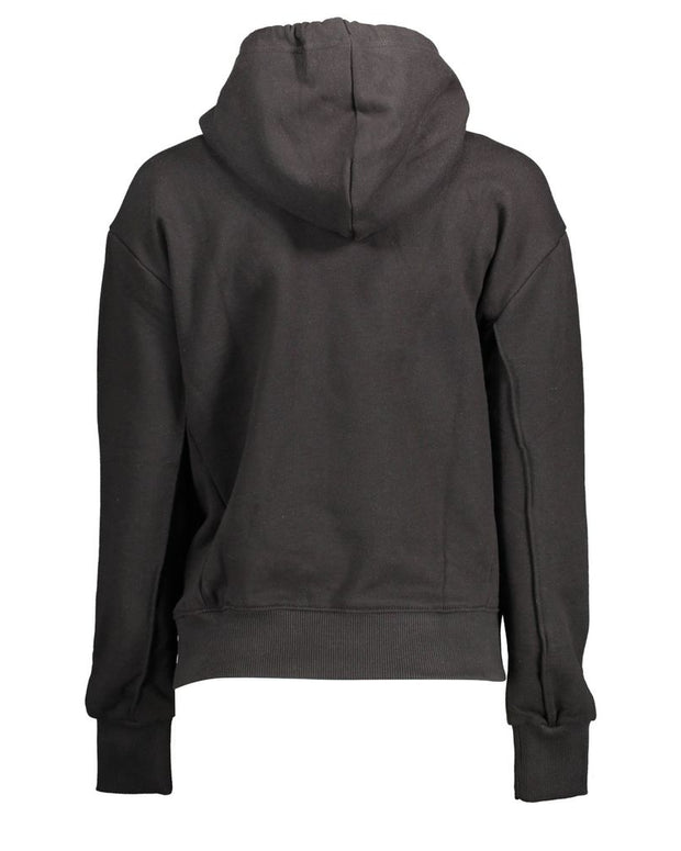 Black Cotton Women Sweater