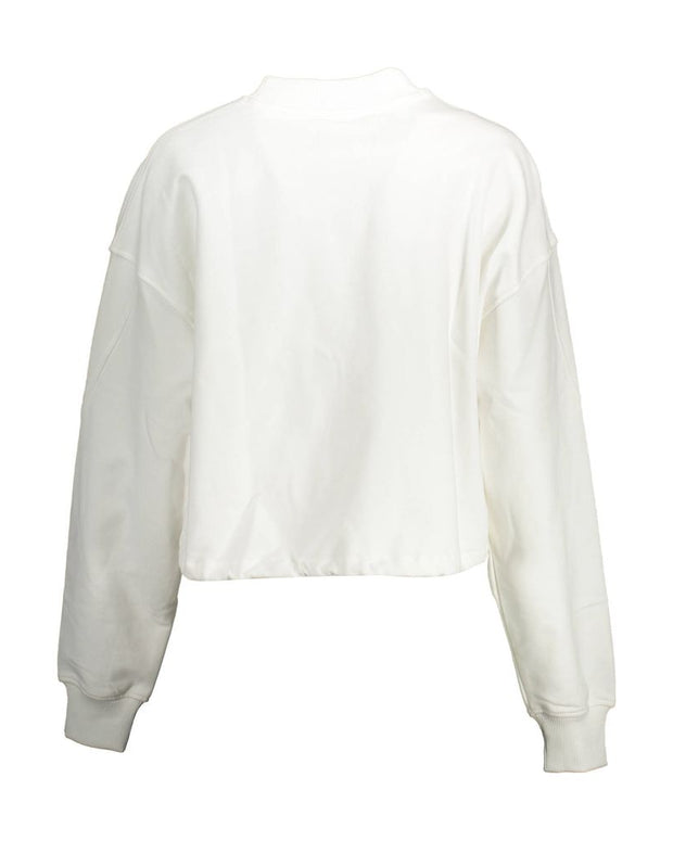 White Cotton Women Sweater