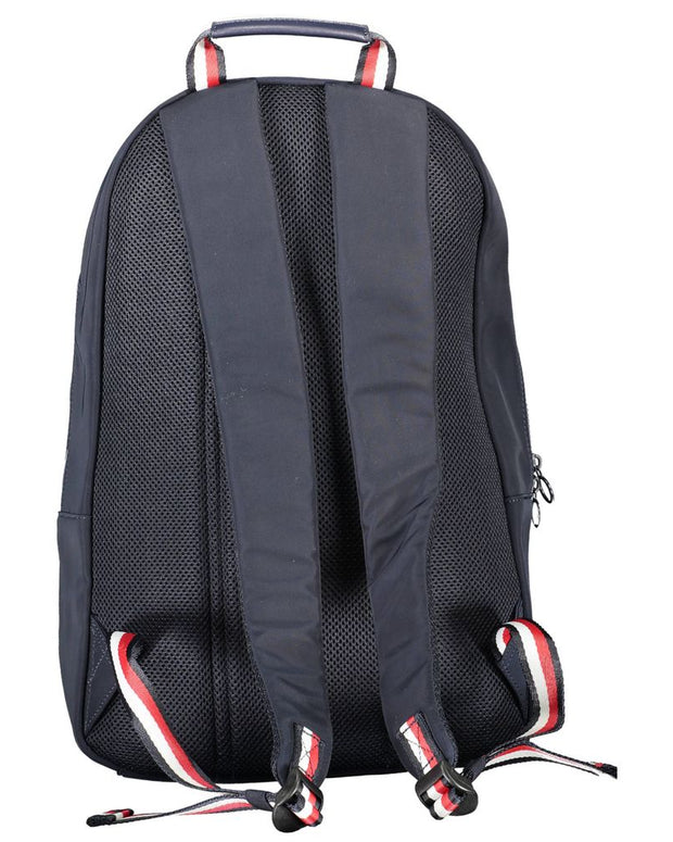 Blue Polyester Backpack